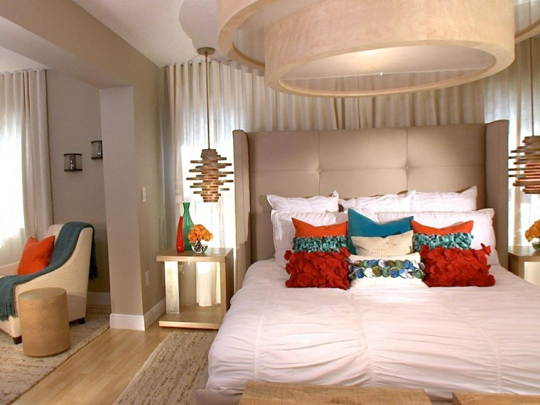 moderna decorazione della camera da letto per adulti atmosfera gioviale giovane