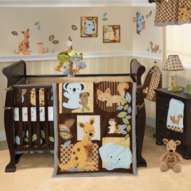 dekoracija sobe za bebe životinje
