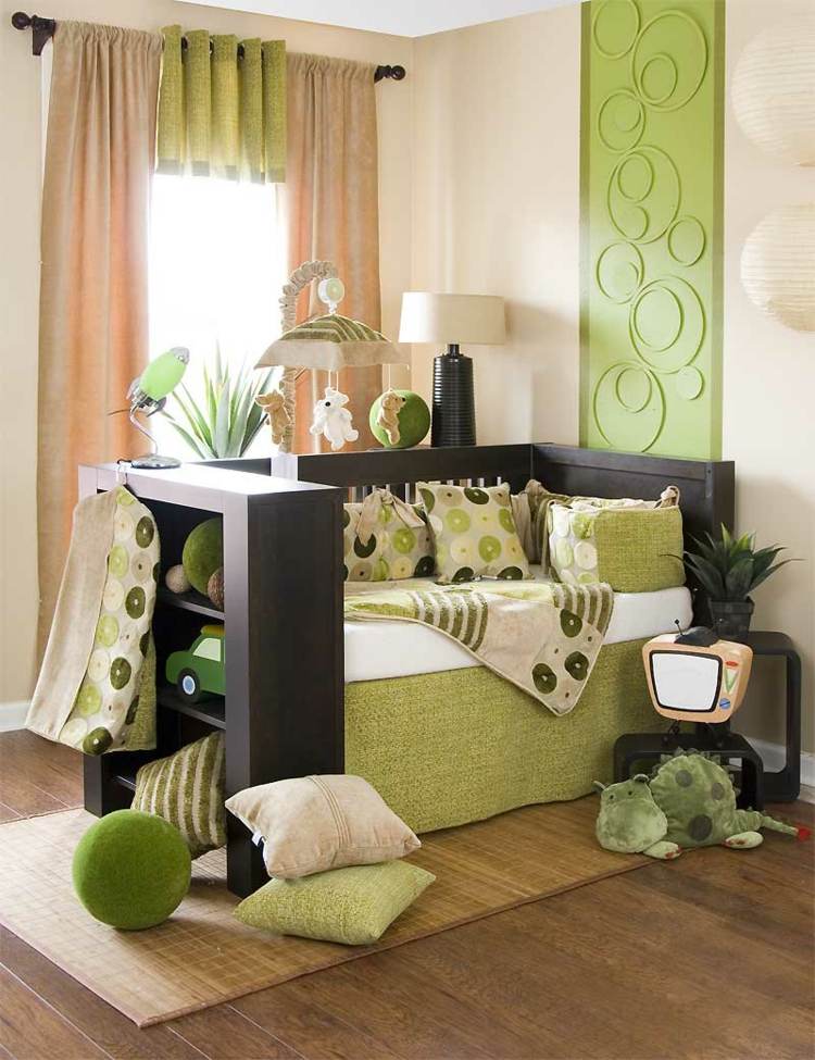 zöld kislány szoba