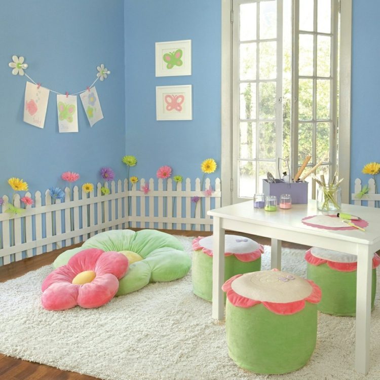 女の赤ちゃんの部屋の装飾