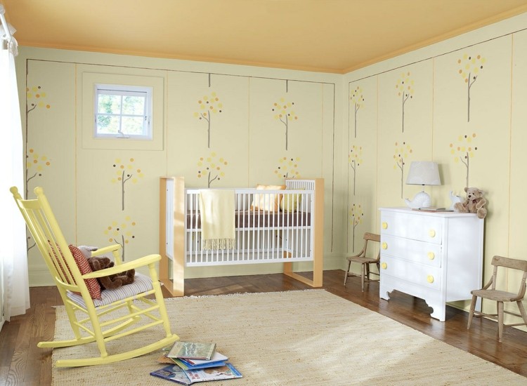 女の赤ちゃんの部屋のデザイン