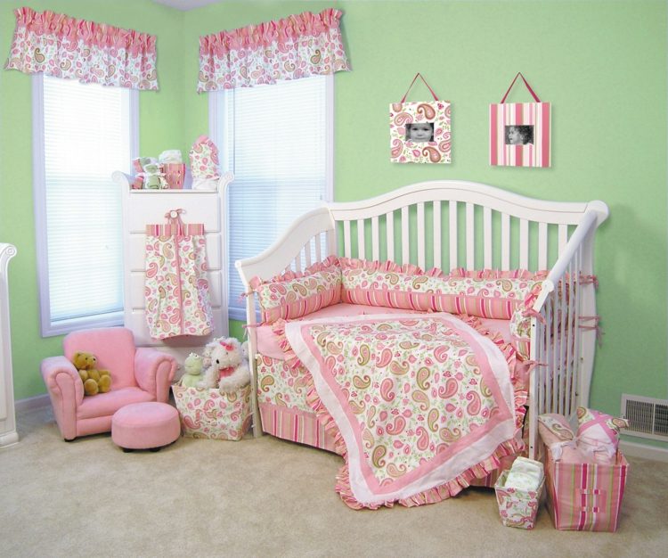 zidni dekor spavaće sobe za djevojčice