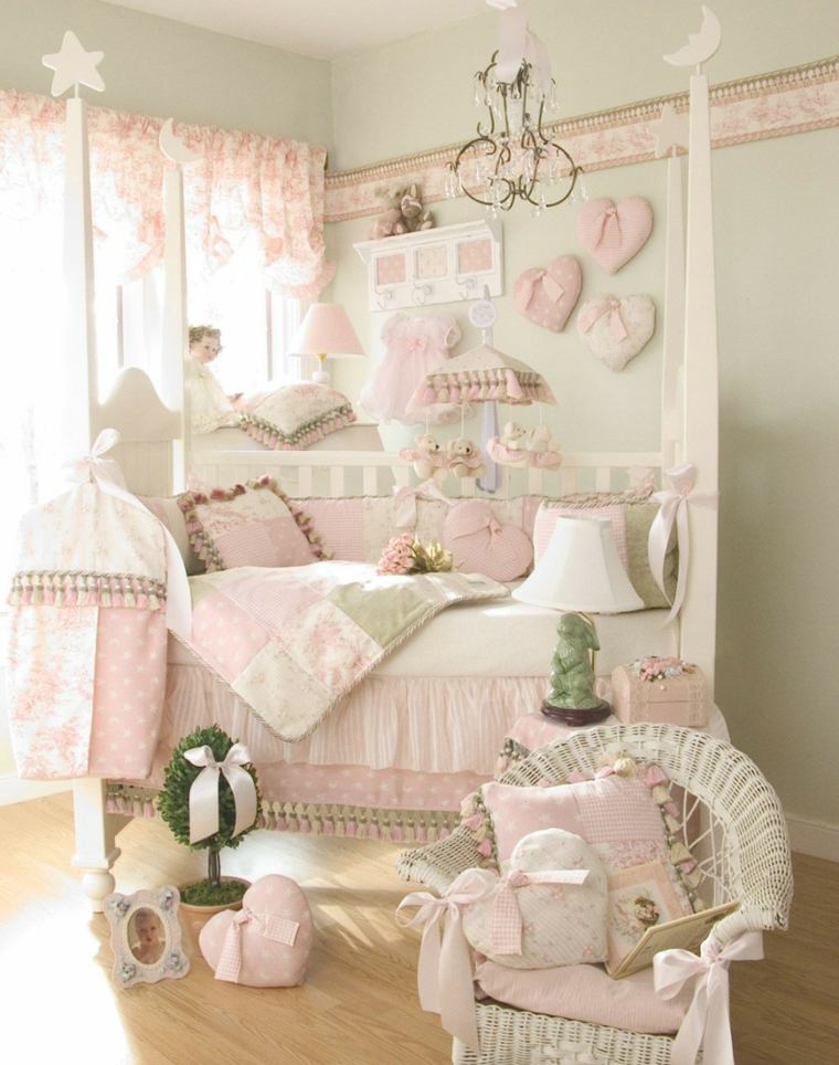 rózsaszín kislány szoba dekoráció