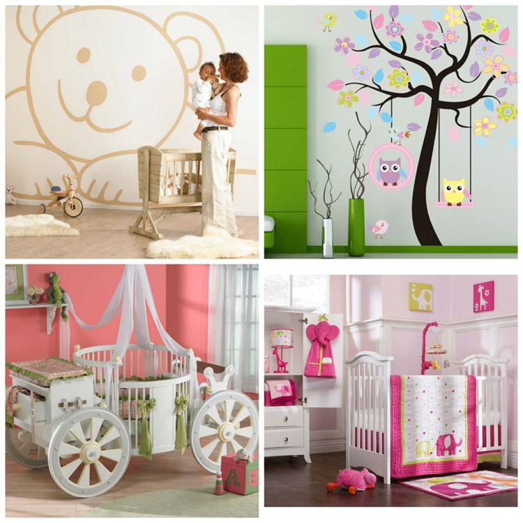 女の赤ちゃんの部屋の装飾のアイデア