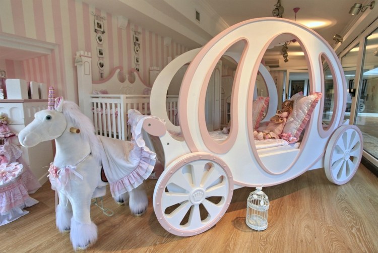 モダンな女の赤ちゃんの部屋の装飾