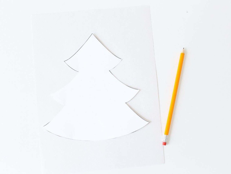 božićno drvce od papira