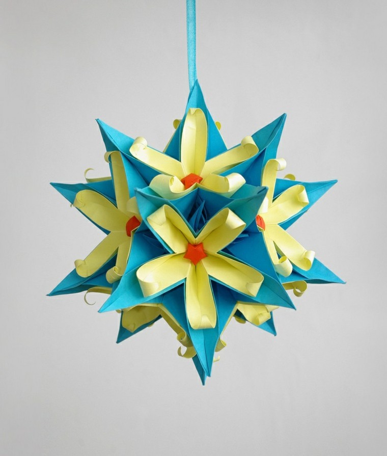 papír karácsonyi dekoráció eredeti ötlet csillag virág