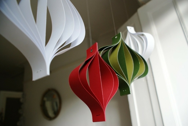 Karácsonyi deco papír eredeti ötlet, könnyen elkészíthető dekoráció