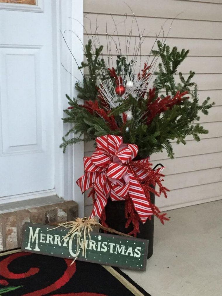 američki božićni ukras na otvorenom sa staklenkom za poklone