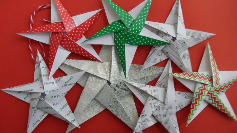 žvaigždės origami modelio pasidaryk pats