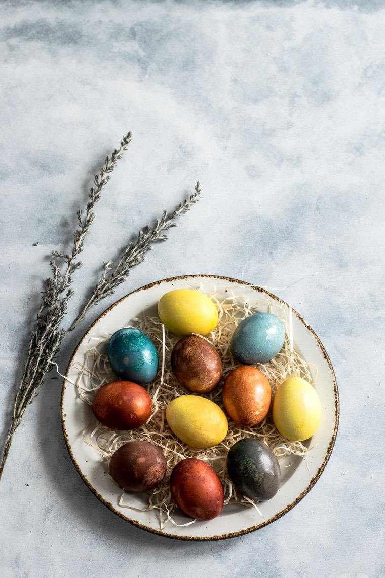 uova per la decorazione di Pasqua