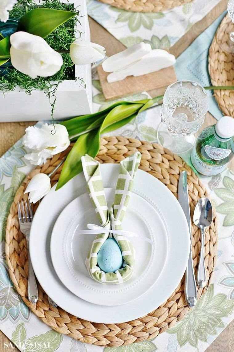 decorazione del piatto di primavera o matrimonio
