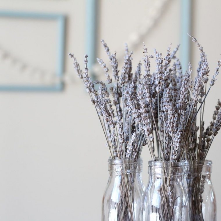 interni estivi decorazione lavanda