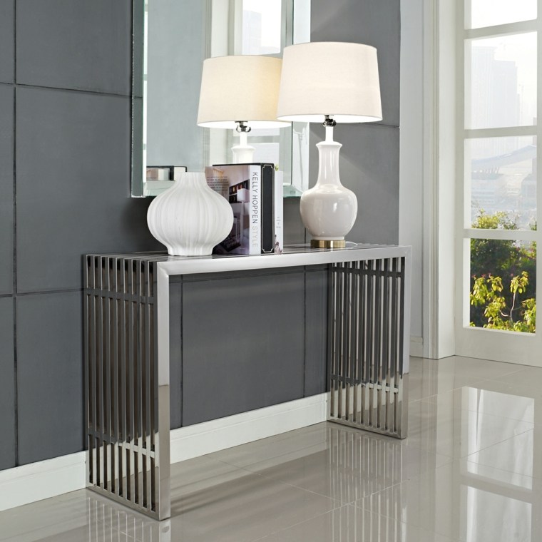 modern bejárati dekoráció-design-bútor-fém