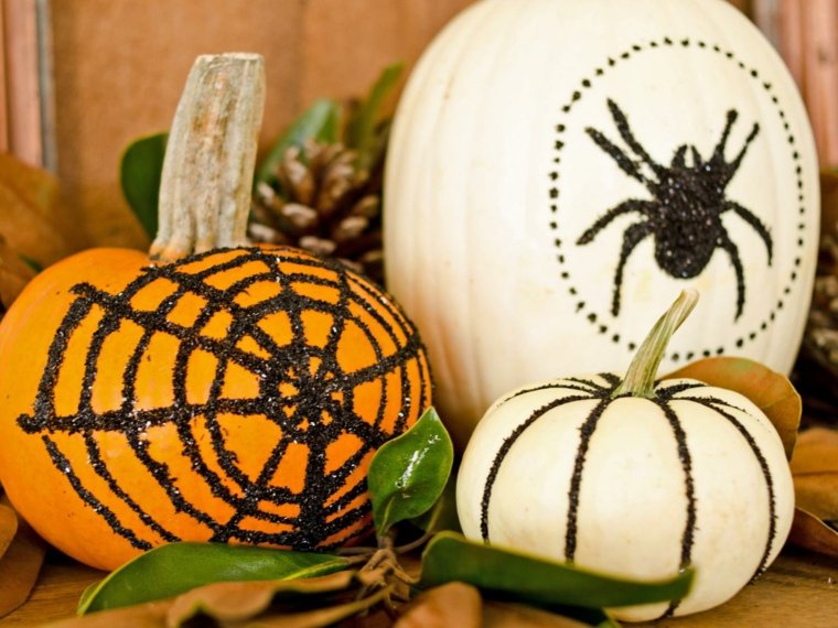 halloween dekoráció tök eredeti DIY ötlettel