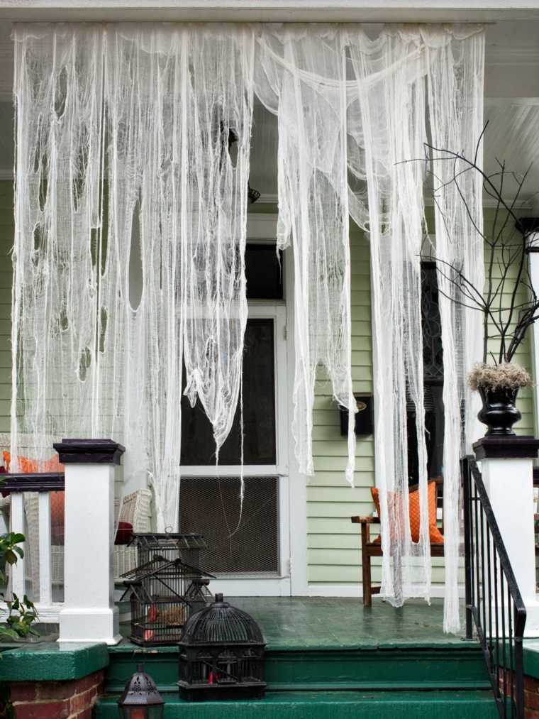 halloween deco terasz egyszerű ötlet ház halloween