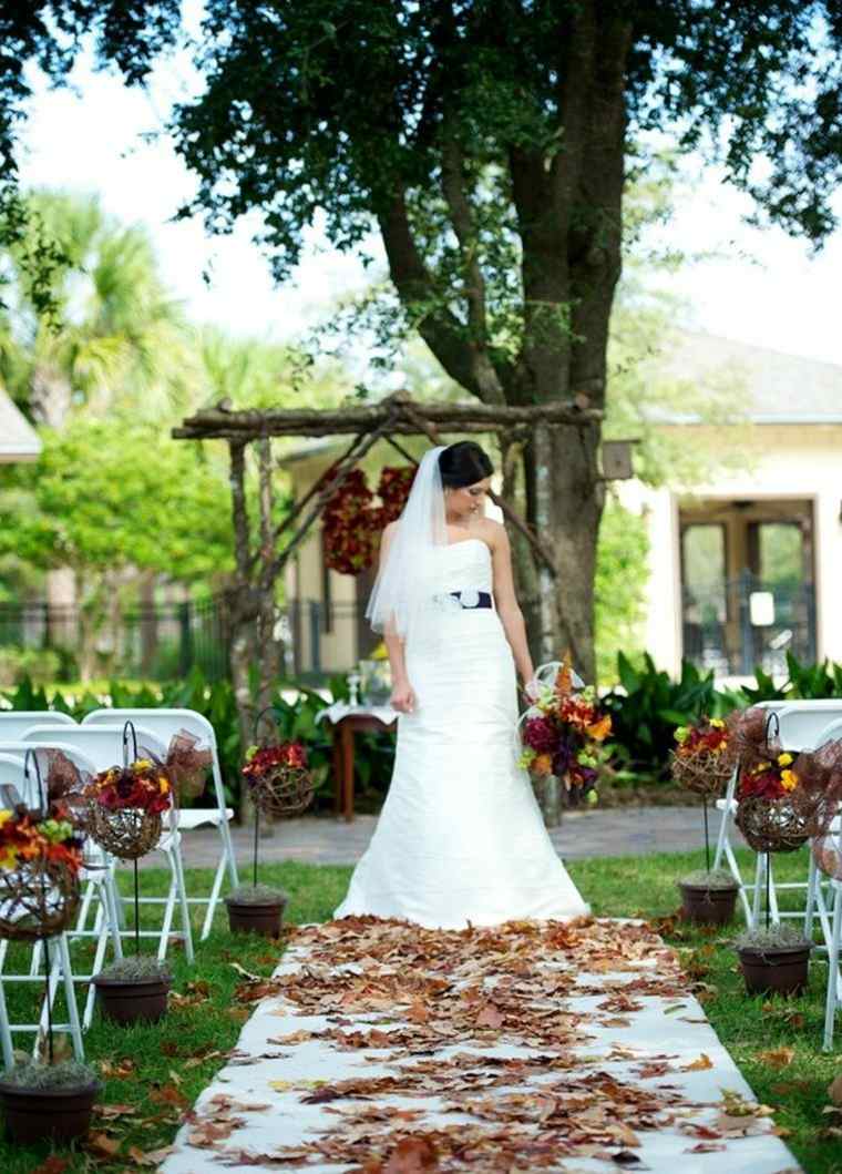 deco stagione dei matrimoni all'aperto