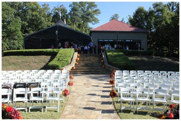 idee per matrimoni decorazioni autunnali all'aperto