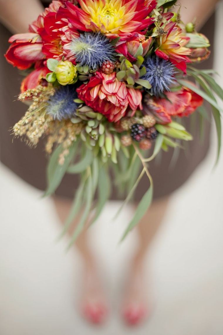 spose matrimonio bouquet autunnali