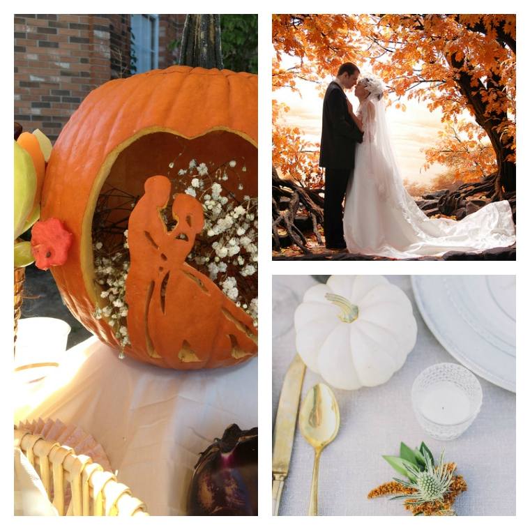 decorazione del matrimonio autunnale