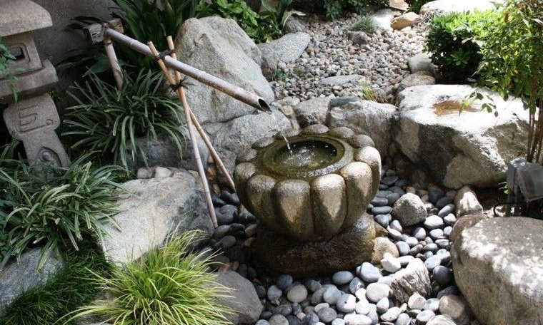 arredamento rustico giardino zen