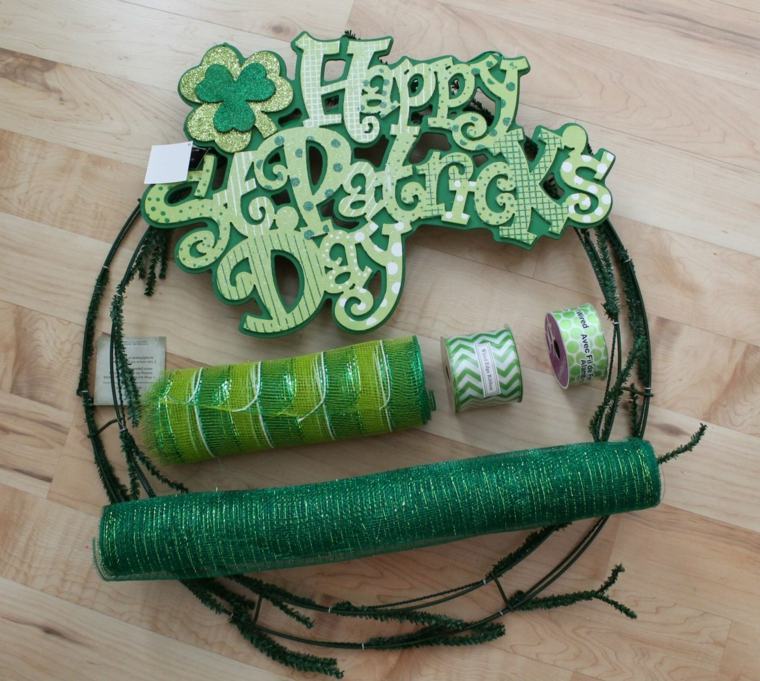 dekoráció saint patrick ötlet korona diy