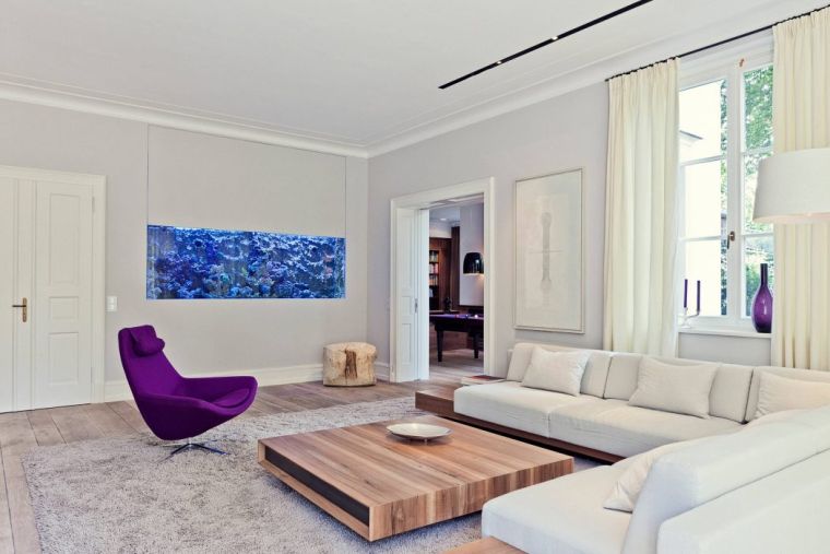 gyvenamojo kambario spalva modernaus stiliaus namo architektas
