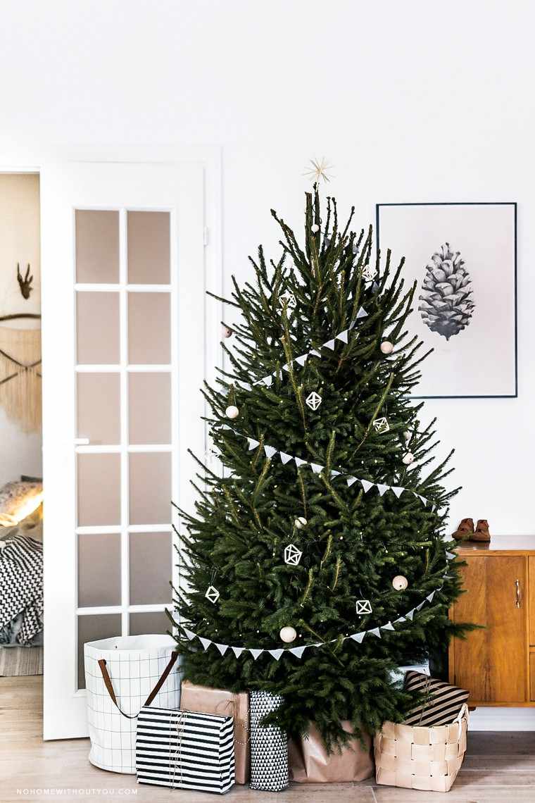 Idea per la decorazione dell'albero di Natale Ghirlanda di palline di Natale