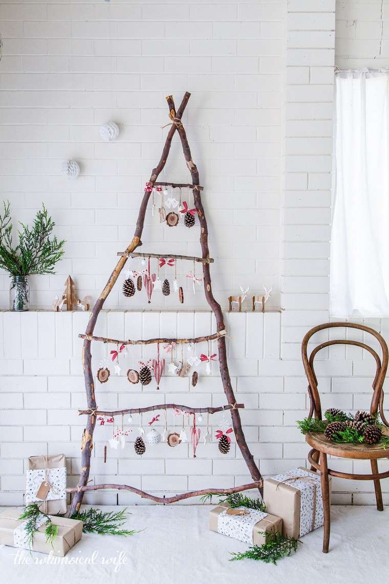 Alternativa alla decorazione dell'albero di Natale Idea di decorazione natalizia fai da te
