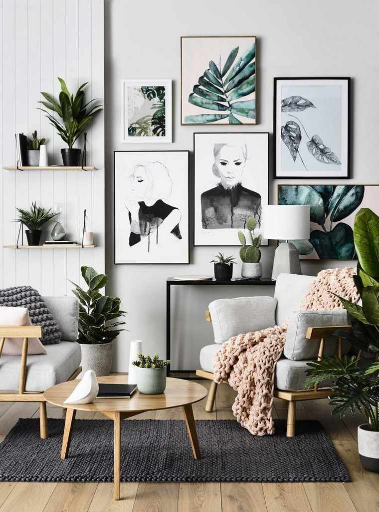 decorazione-parete-soggiorno-divano-mobili-scandinavi