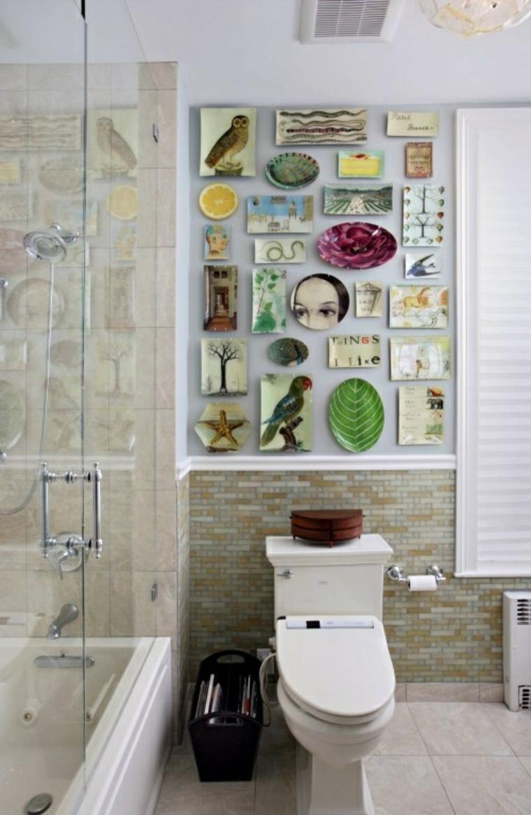 トイレの装飾のアイデアの壁のフレーム