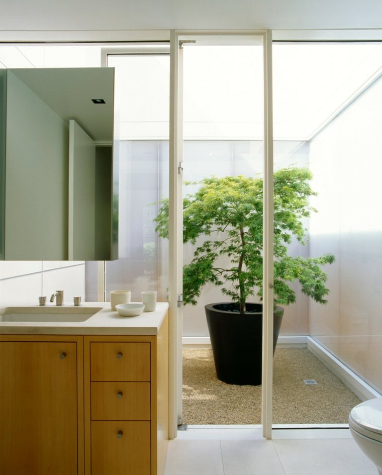 浴室植物トイレ装飾