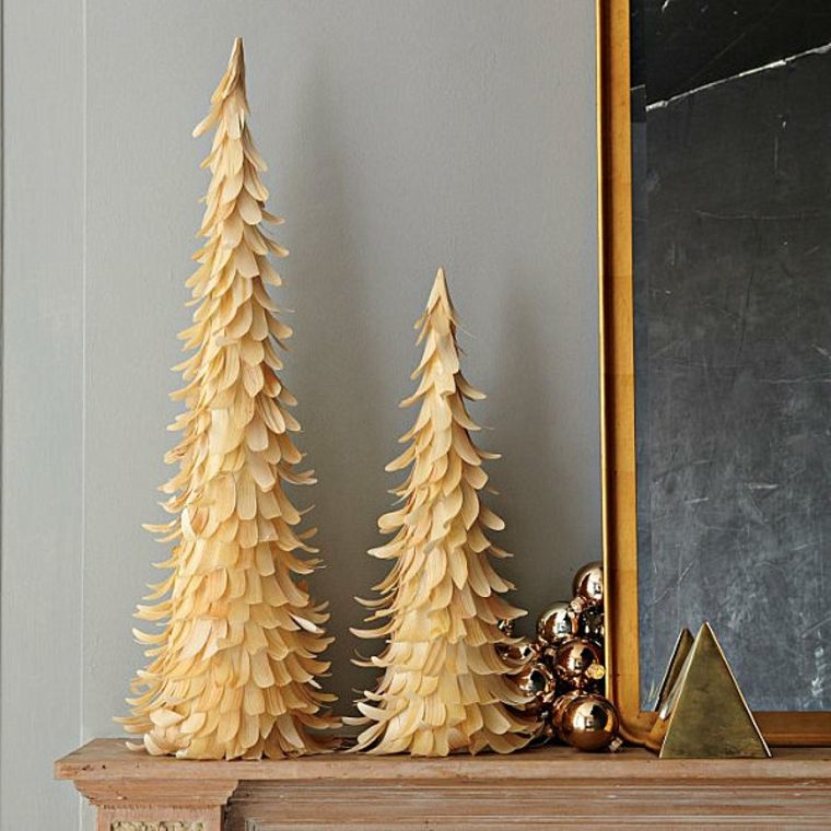 Karácsonyi dekorációs tárgyak eredeti ötlet kandalló díszíteni a házat karácsonyra