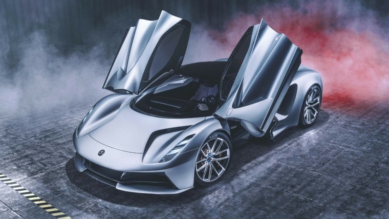 hypercar lotus evija sportinio automobilio modelis