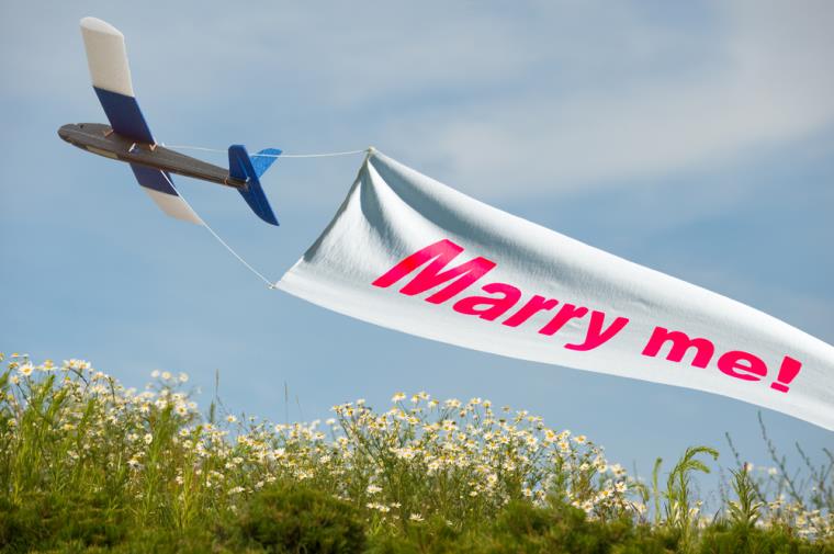 santuokos pasiūlymas-dangus-lėktuvas-burė-registracija
