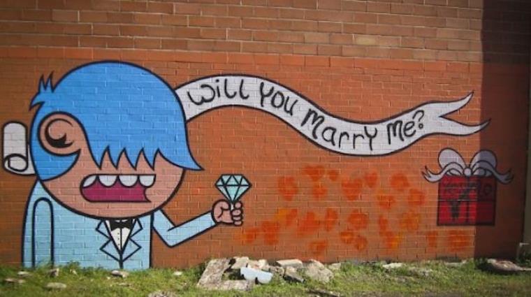 santuokos pasiūlymas-piešimas-sienos-meno-grafiti