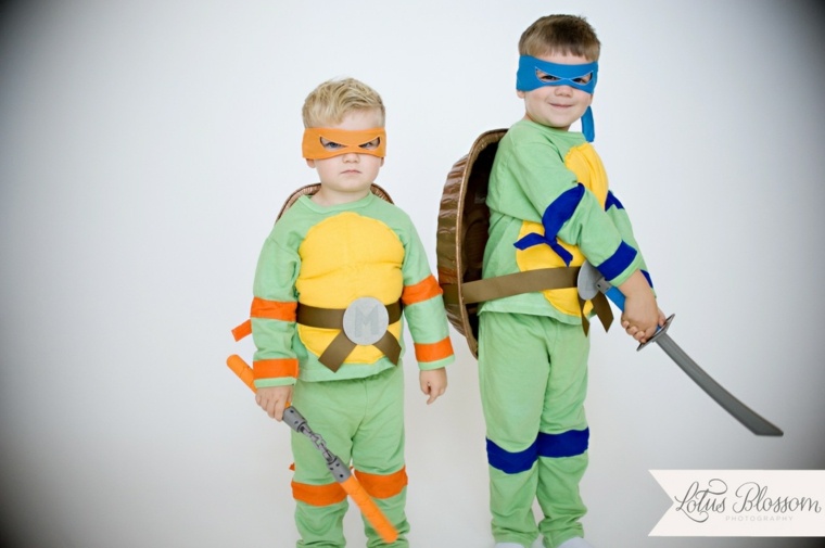 Halloween costume tartarughe ninja idea originale fai da te