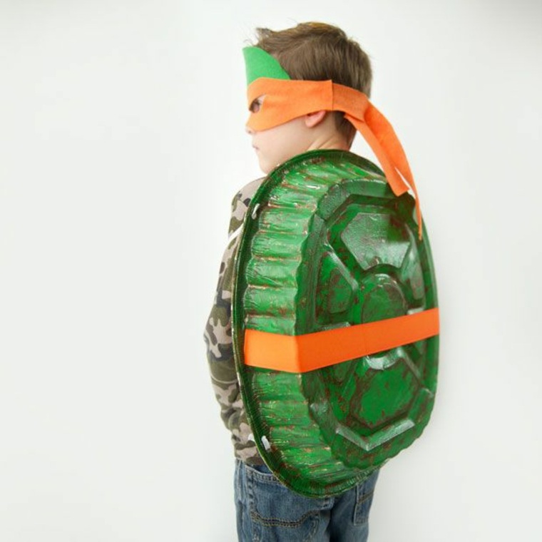 costume per bambini tartarughe ninja fai da te idea facile fai da te