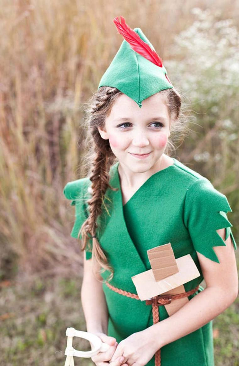 travestimento bambino halloween fai da te brico deco make costume robin hood