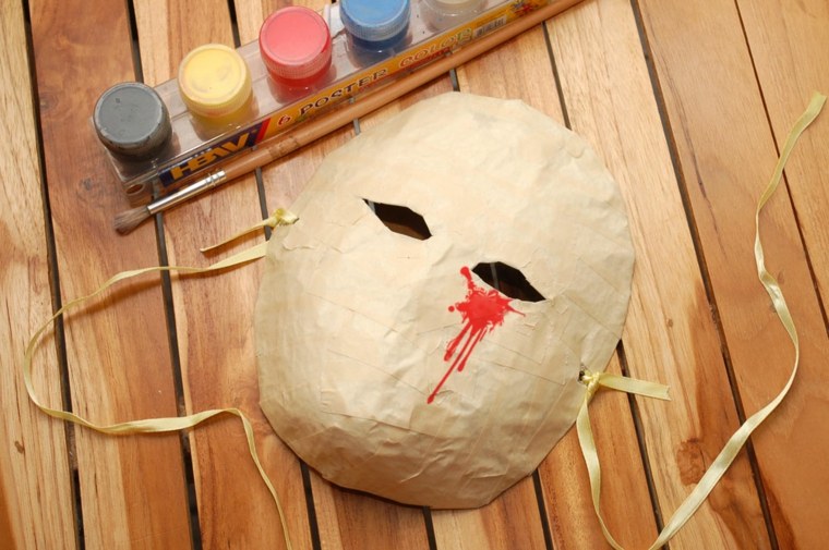 „Pasidaryk pats“ kartono kaukės Helovino idėjos
