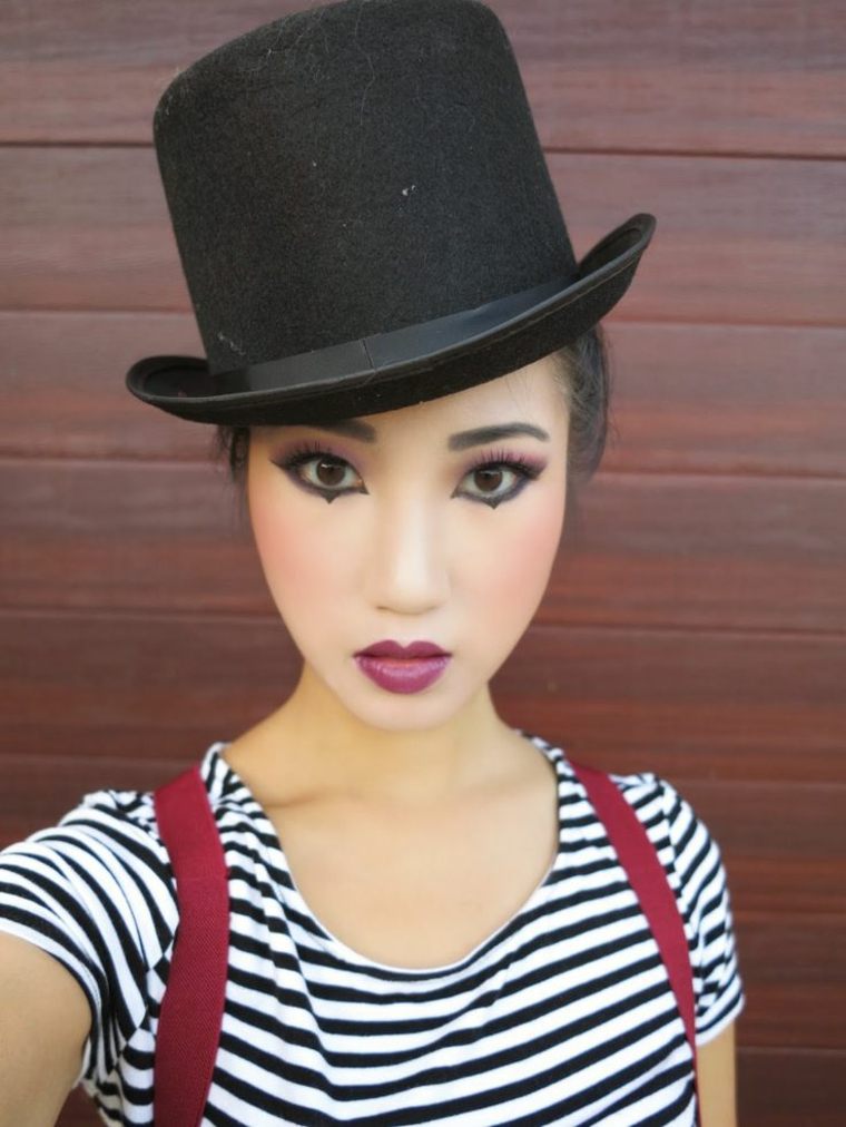 Helovinas užmaskuoti juodos skrybėlės pasidaryk pats idėjas moteris