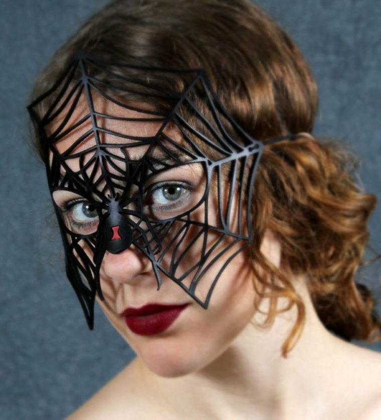 Maschera Halloween idea donna originale fai da te