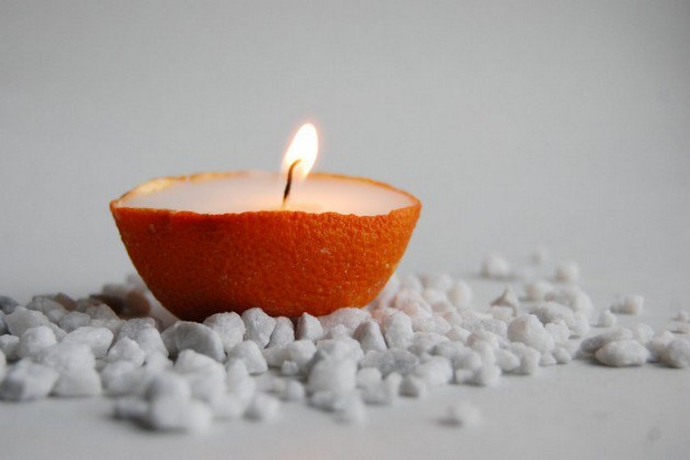 diy candle christmas orange easy diy idea