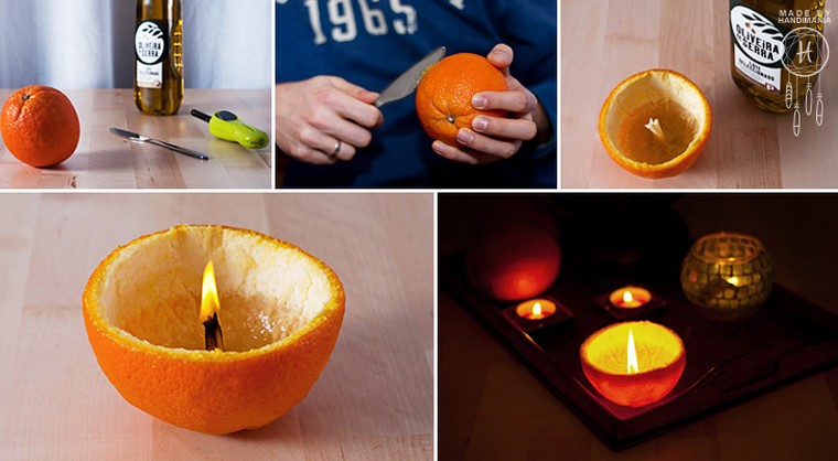 Božićni ukras svijeća DIY narančom napravite sami