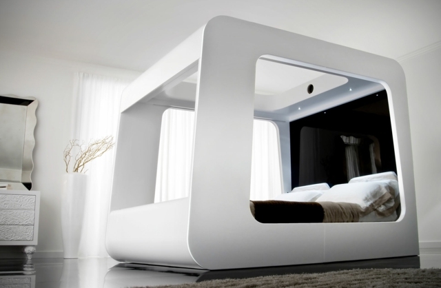 arredo letto hi-tech design