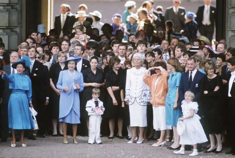 Foto della famiglia reale britannica