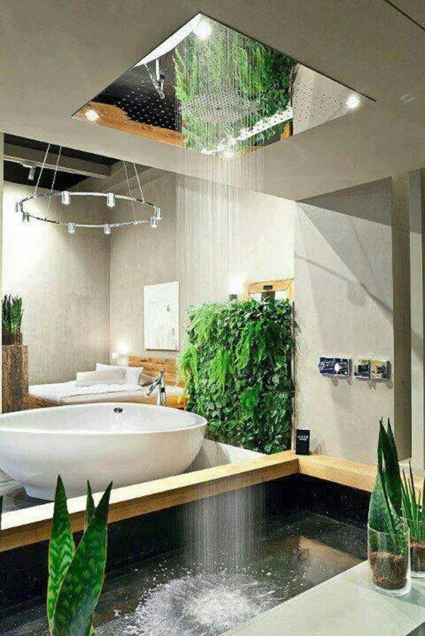 Talijanska kupaonica san tuš nebo bogato zelenilo
