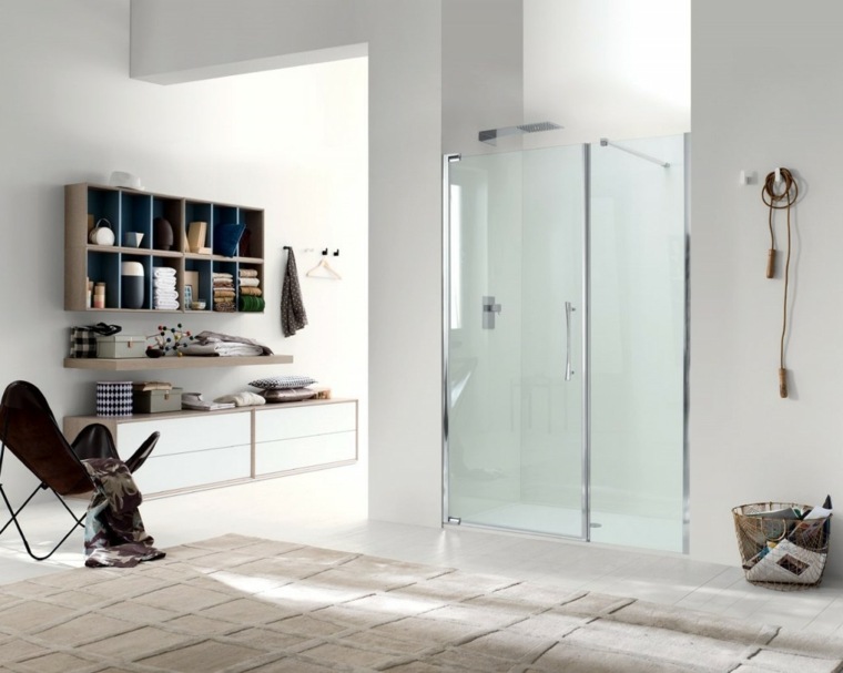 itališko dizaino dušas modernus vonios kambarys