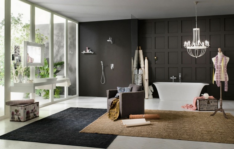 modernios itališkos dušo vonios kambario apdaila