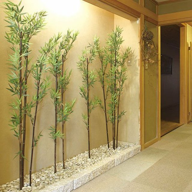 竹の植物のアイデアの装飾